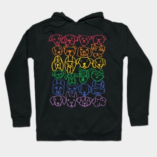 Rainbow Dogs Hoodie